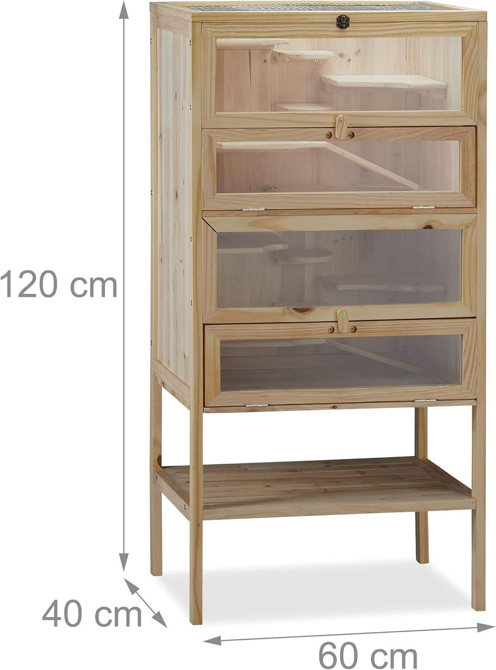 Käfige, Transport & Sicherheit: Hamsterkäfig Holz 120x60x40cm – Neu und originalverpackt aus Bottighofen von zaap 1