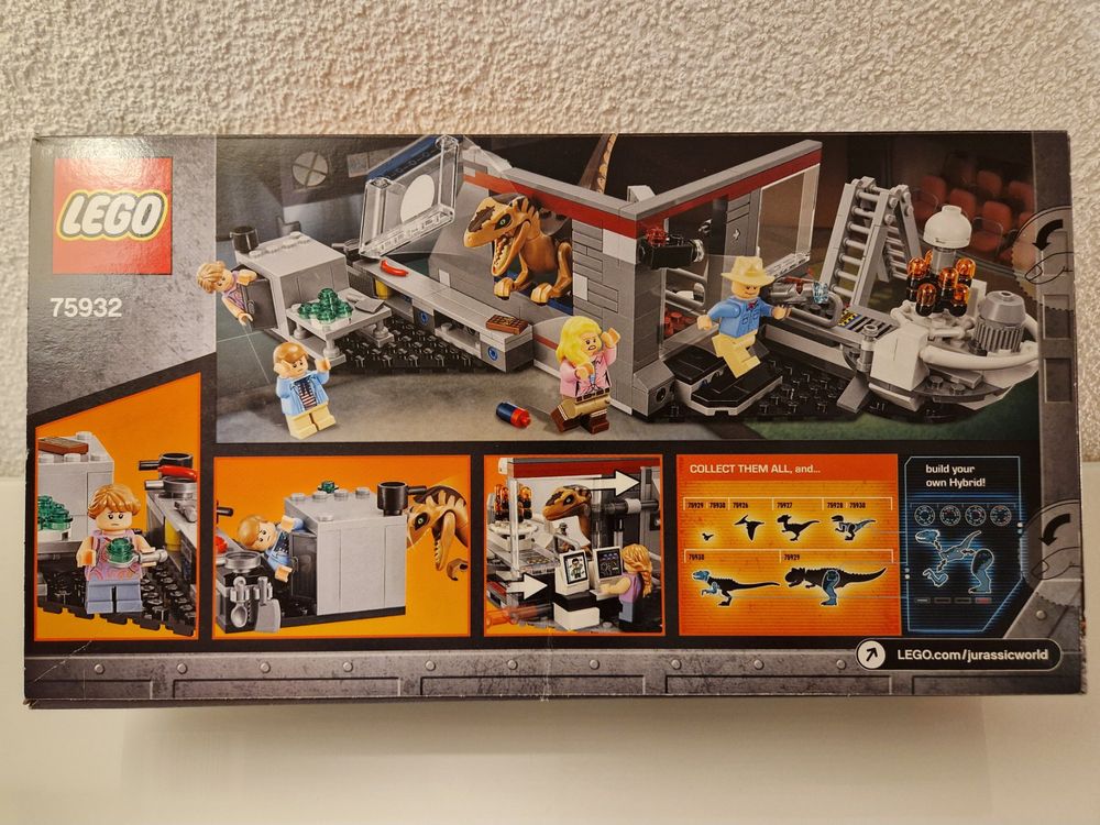 Lego 75932 Jurassic Park Velociraptor (Neu und originalverpackt) in ...