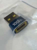 Adaptateur USB-A vers USB-C neuf bleu
