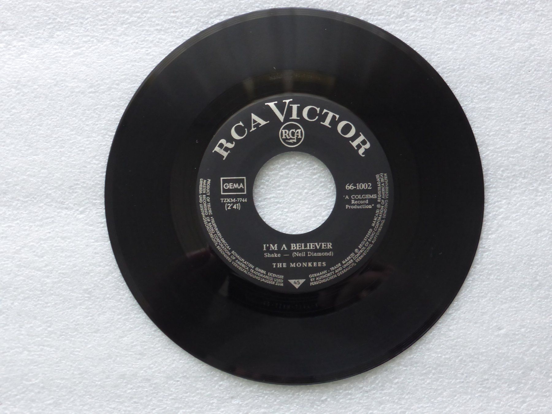 Vinyles: Vinyl Single   THE MONKEES – D'occasion à Küssnacht am Rigi par Mondkinder 1