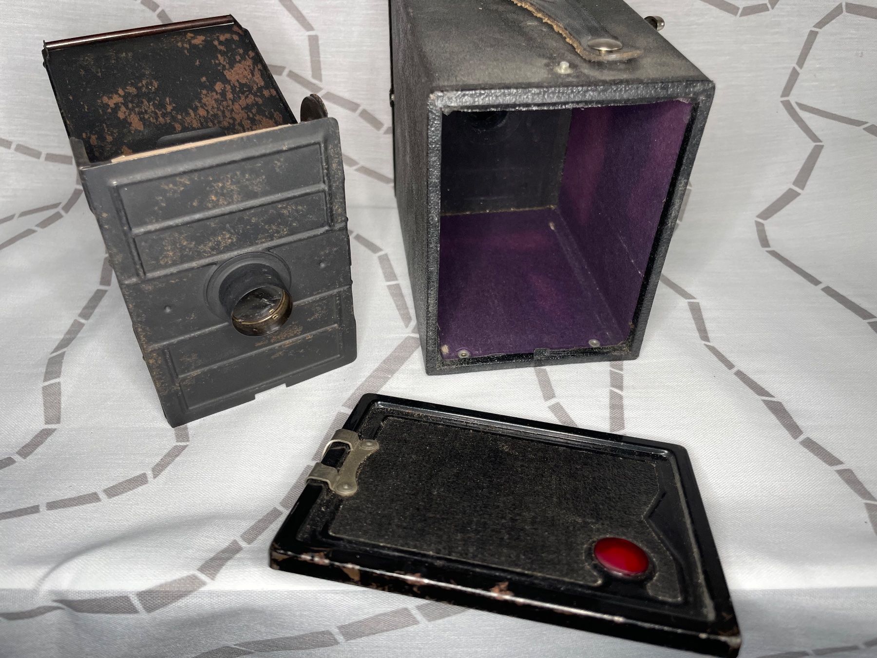 Agfa Fotocamera: Fotoapparat Agfa Box 44, "Vier-Mark-Box" 1932-1937 – Usato da Rafz venduto da stg101 6