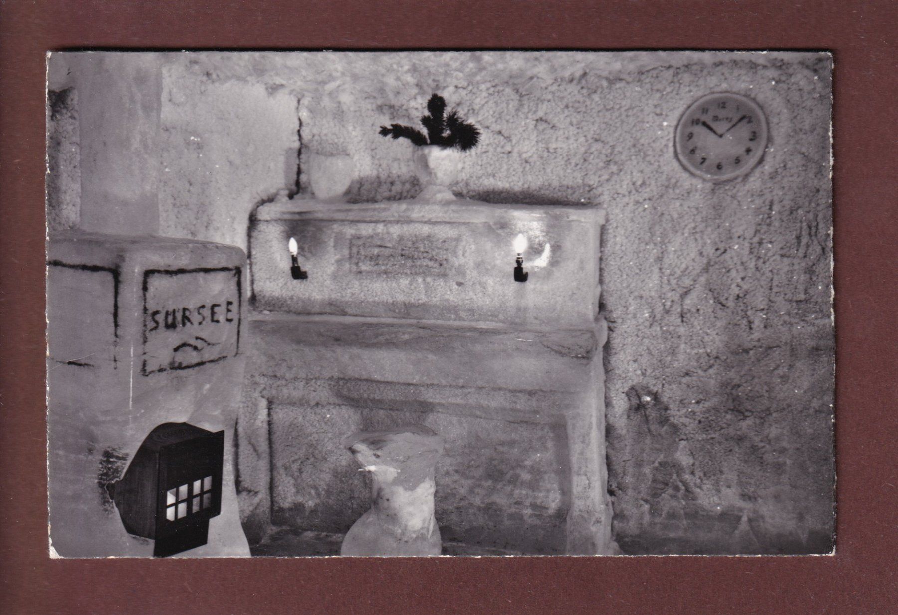 Cartoline postali: JUNGFRAUJOCH - Klavier im Eispalast – Usato da Pully venduto da nicecards