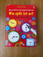 Usborne Meine Wisch-und-weg-Lernkarten: Wie spät ist es?