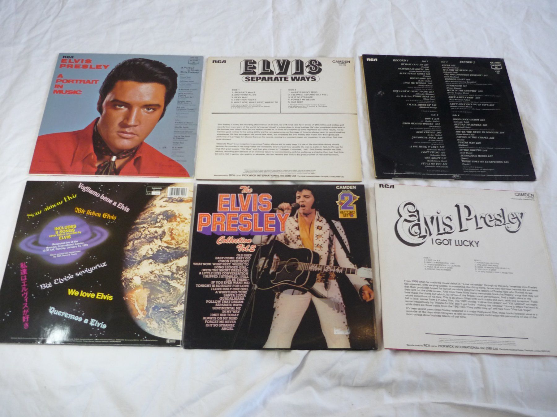 Dischi in vinile: 6x 12" Schallplatten - Elvis Presley - Top Sammlung – Usato da Beringen venduto da zzRegal 1