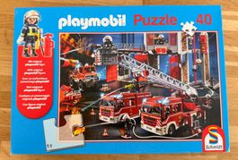 Puzzle - Schmidt PLAYMOBIL Feuerwehr 40 Teile