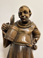 Der Trinkende Mönch – Kellermeister Holzfigur ca. 78 cm