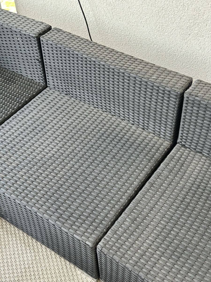 Sofas: Garten Lounge Set Polyrattan modulare Sofas. – Neu (gemäss Beschreibung) aus Kerzers von Chantalmeyer1111 2