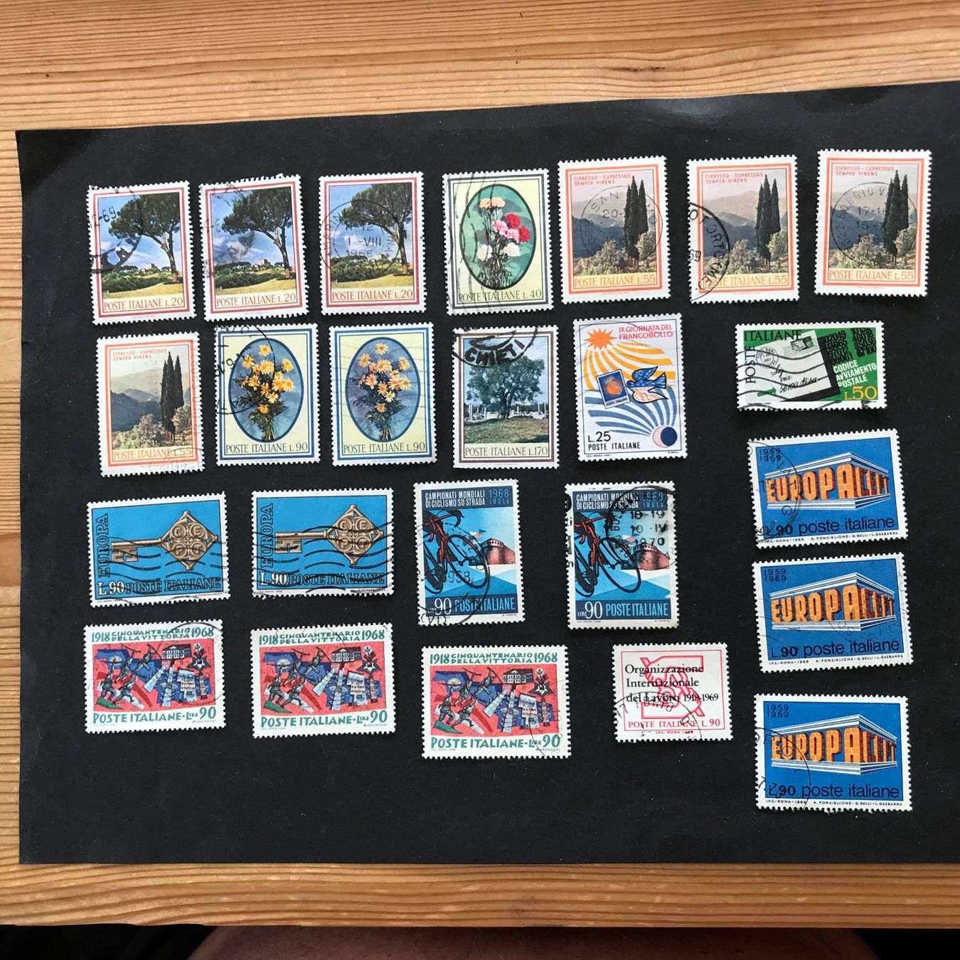 Alle Briefmarken: ITALIEN: ab 1961, kleine Sammlung gest. – Gebraucht aus Uitikon Waldegg von Gooddeal05 1