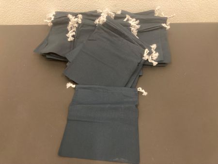 Restposten Beutel / Zuziehbeutel d.blau, 69 Stück, 30x25 cm