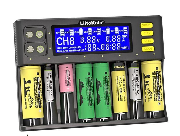 Caricatori & Batterie: Ladegerät Lii-S8 PD4 Smart-LCD-Display- – Nuovo e nell'imballaggio originale da Unterägeri venduto da RmOnline 2