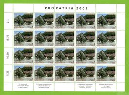 PP 2002 Bauten am Wasser g. Satz Zierbogen pf SBK 200.--