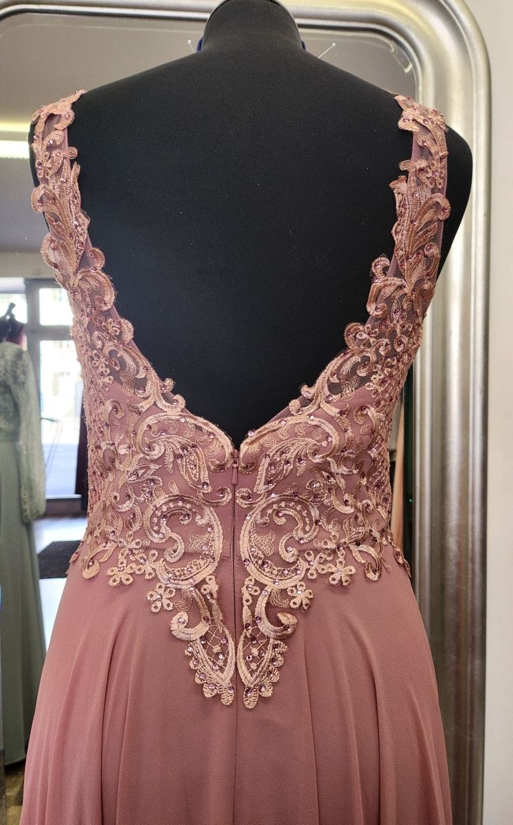 Kleider: Elegantes Abendkleid, Rouge Dunkel Gr. 34 – Neu (gemäss Beschreibung) aus Schlatt ZH von mak_wrr6 3