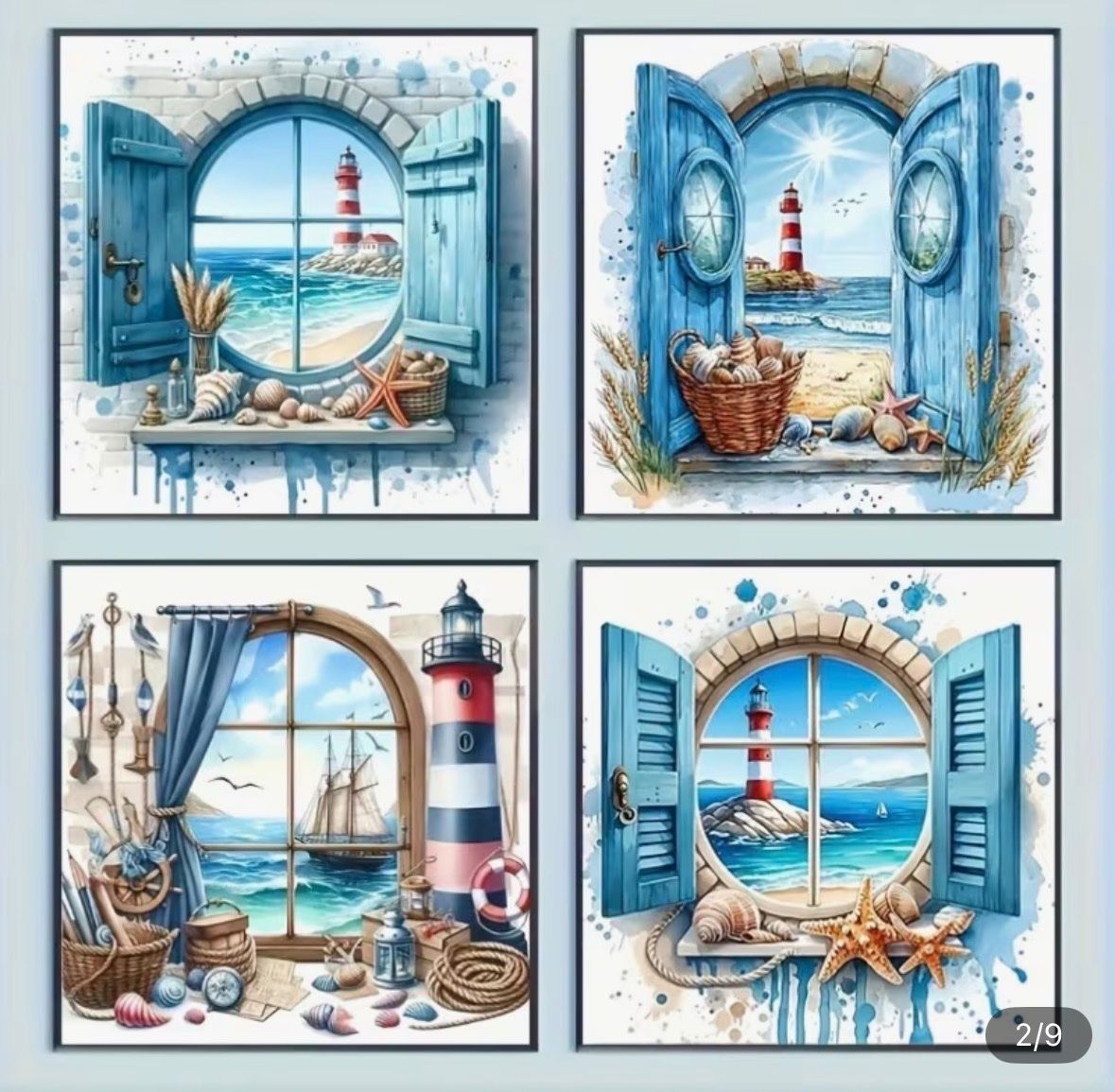 Kit bricolage: 4x Leuchtturm Diamond Paiting 20x20 – Nuovo (secondo la descrizione) da Amriswil venduto da SCHLOSSGEISTLI