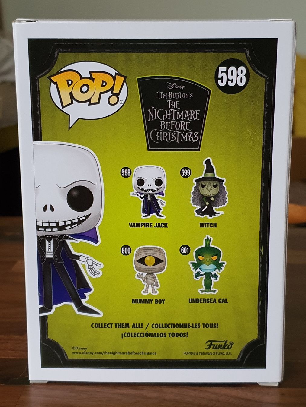 Funko Statuette: Funko Pop Disney 598 Vampire Jack Exclusive ( GITD ) – Nuovo (secondo la descrizione) da Tavannes venduto da Alkatra-kkk666 1