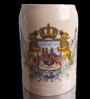 Schöner Münchner Bierkrug 1/2 Liter