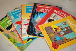 6 ANCIENS ALBUMS HERGÉ  ( QUICK & FLUPKE, JO ZETTE & JOCKO)