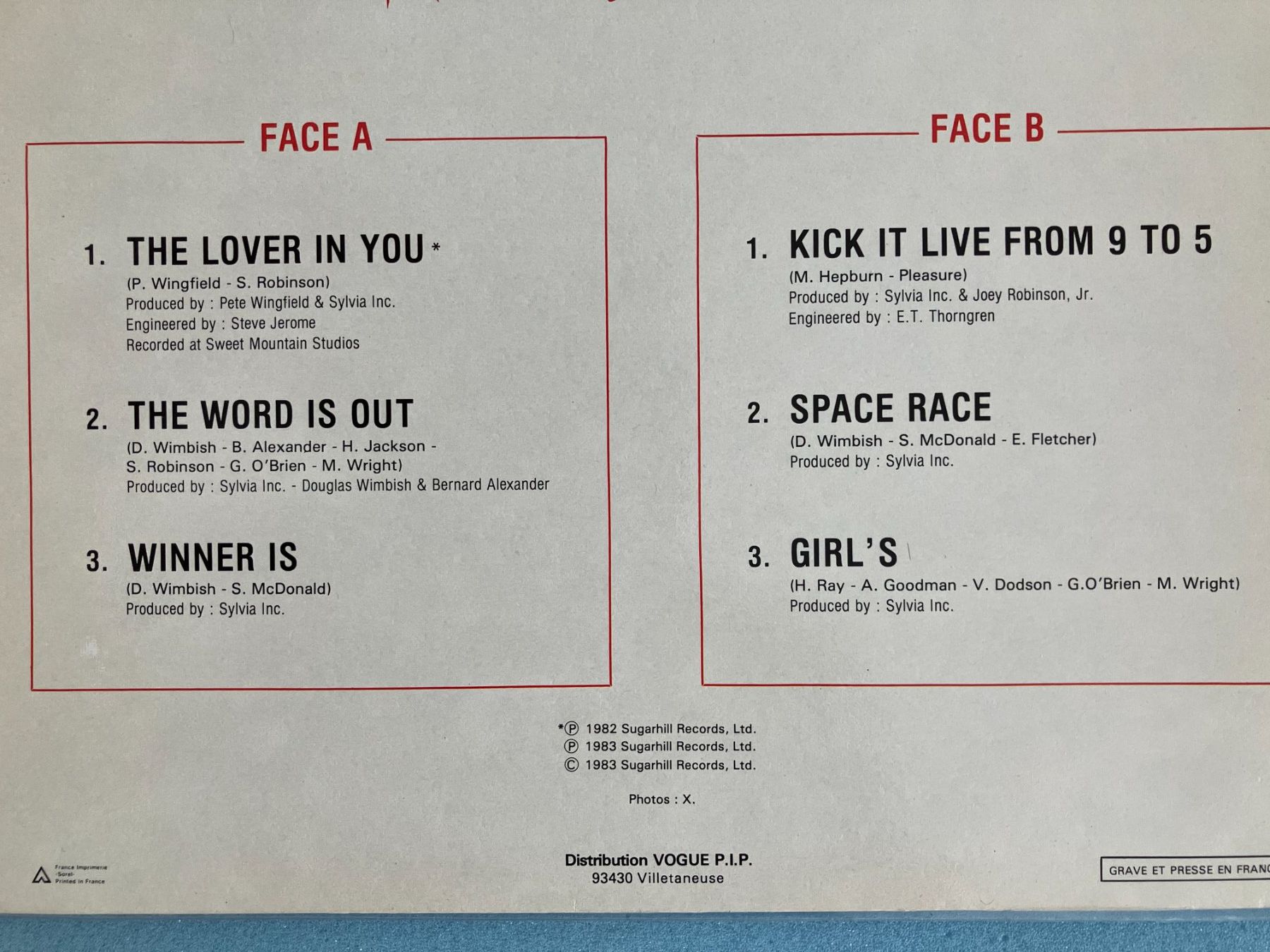Dischi in vinile: Sugarhill Gang – Usato da Aarwangen venduto da Jukebox3 3