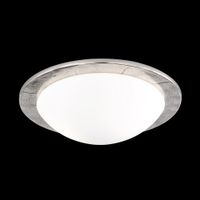 Deckenleuchte, Rund, Weiss, 38 cm Ø