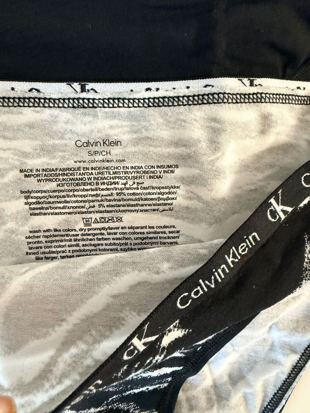 Calvin Klein Altra biancheria intima: CALVIN KLEIN, Slips, Grösse S, 2 Stück Schwarz/Schwarz-Weiss – Nuovo e nell'imballaggio originale da Rudolfstetten venduto da gst_g7xl 4