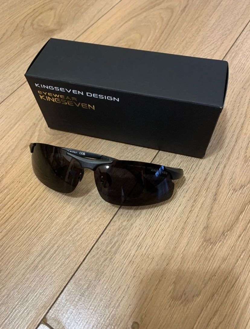 Occhiali & Lenti: Herren Sonnenbrille Kingseven Black – Nuovo e nell'imballaggio originale da Suhr venduto da sjay.Cv 6