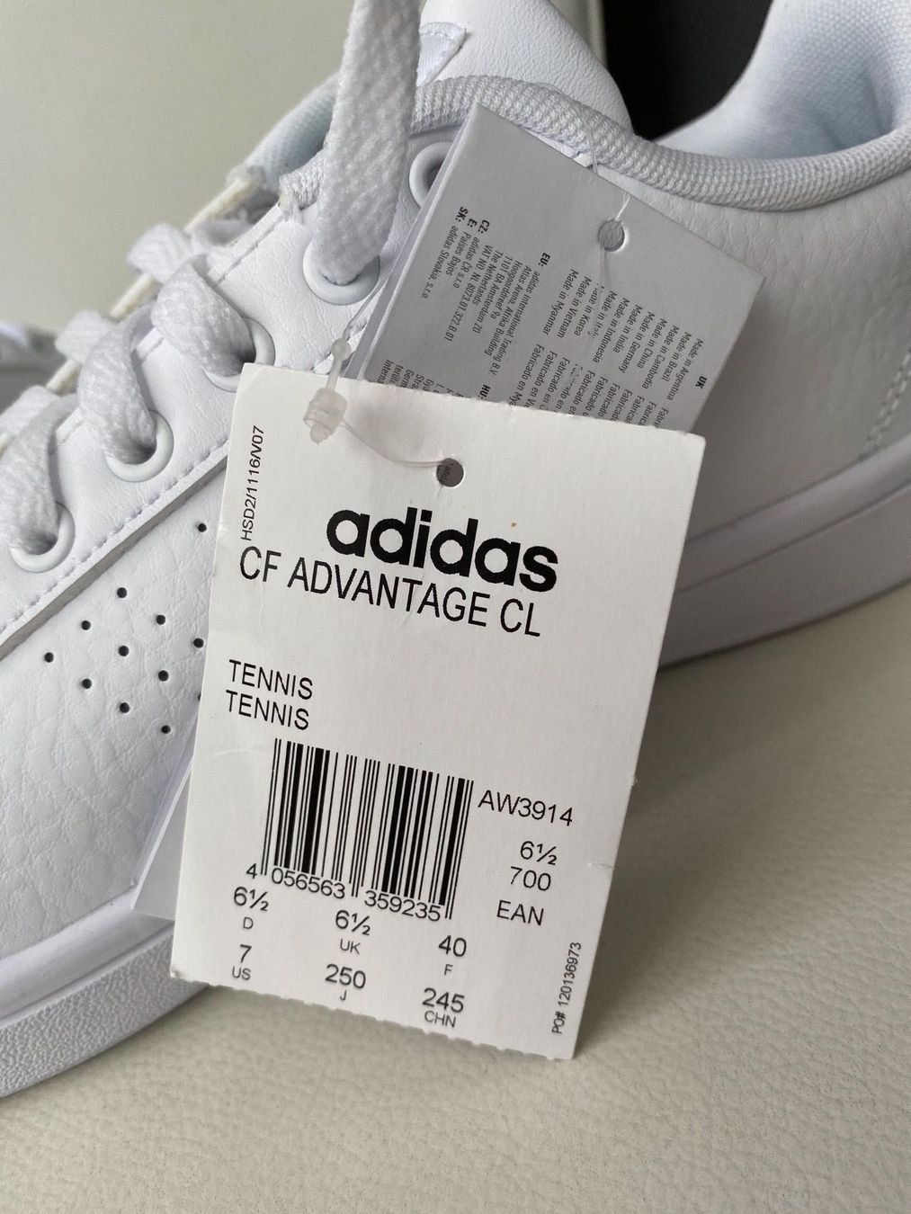 Adidas Scarpe da uomo: Adidas Advantage Sneaker Herren, Gr. 40 – Nuovo e nell'imballaggio originale da Luzern venduto da falena01 6