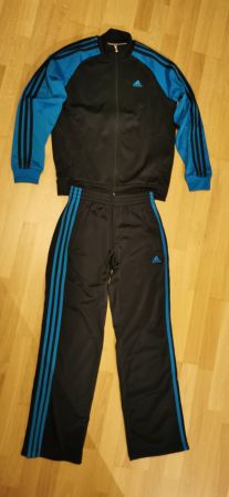 Trainingsanzug Adidas schwarz-blau152