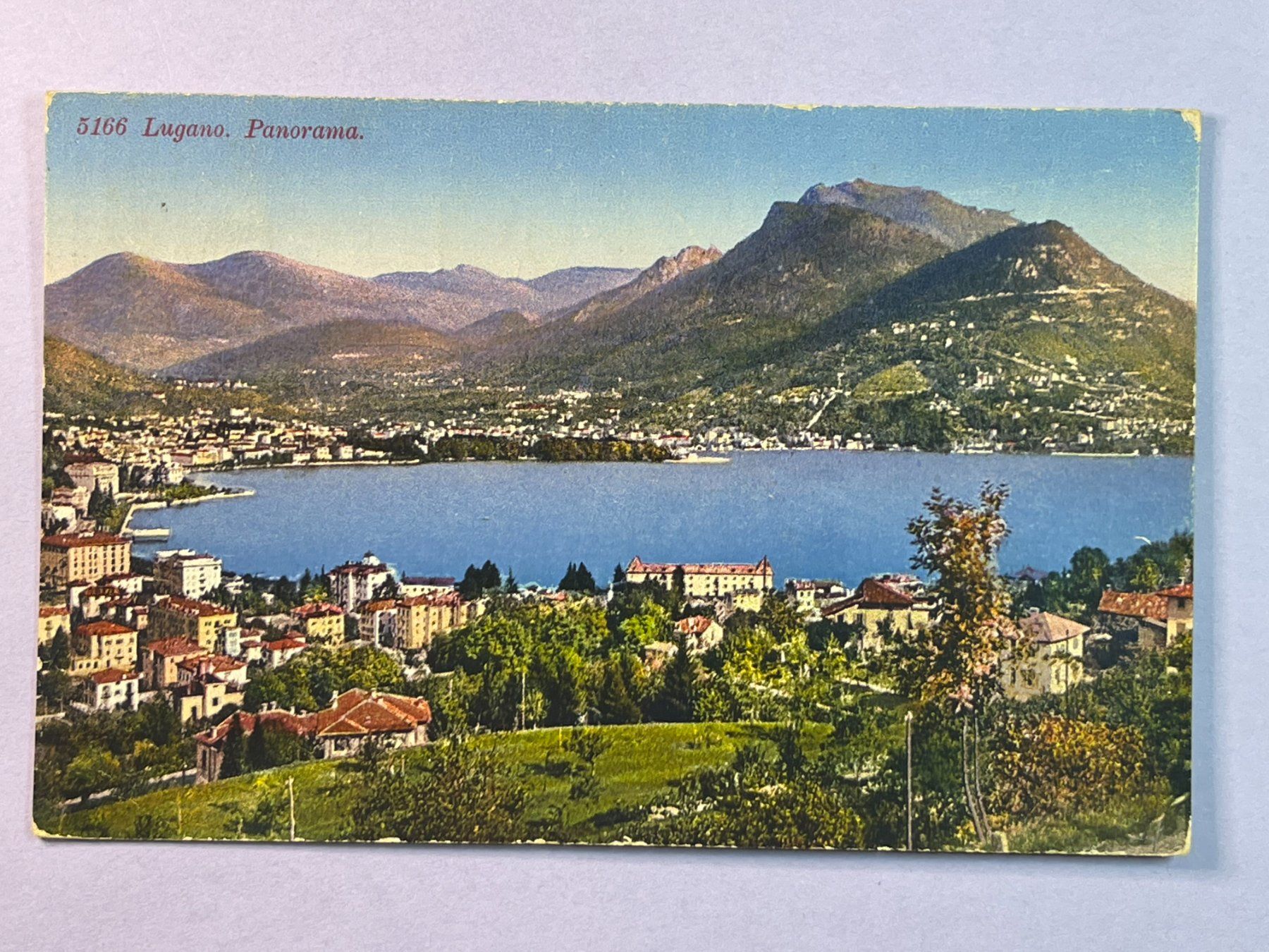 Cartoline postali: Lugano - Panorama – Usato da Steg VS venduto da _vinci_