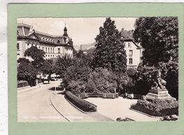 Chur Fontanadenkmal mit Postgebäude 1953