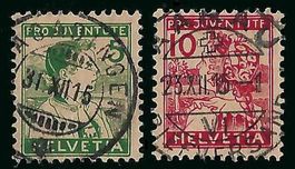 1915, J 2,3, VOLL-0, Ia ERHALTUNG, TRASADINGEN, AARAU