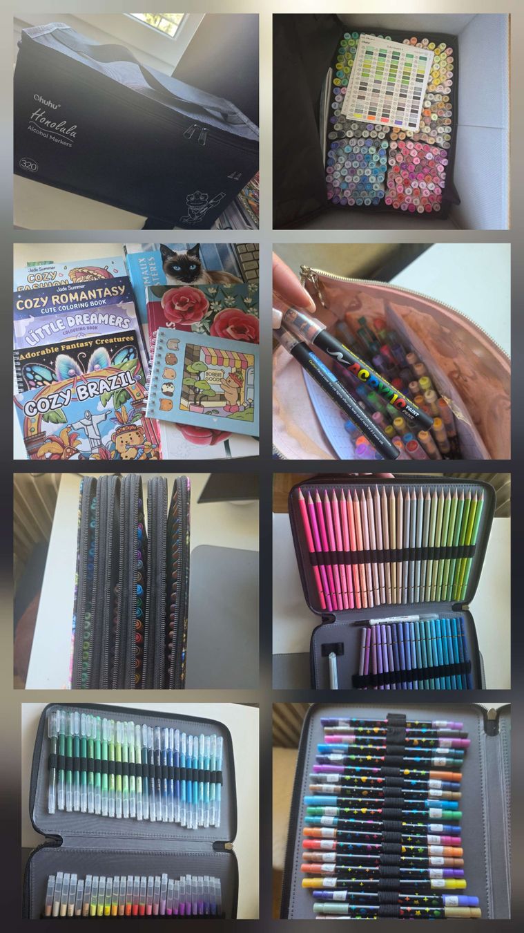 Penna & Evidenziatori: Kit de 320 marqueurs Ohuhu Honolulu + accessoires – Nuovo (secondo la descrizione) da Genève venduto da Xahiina