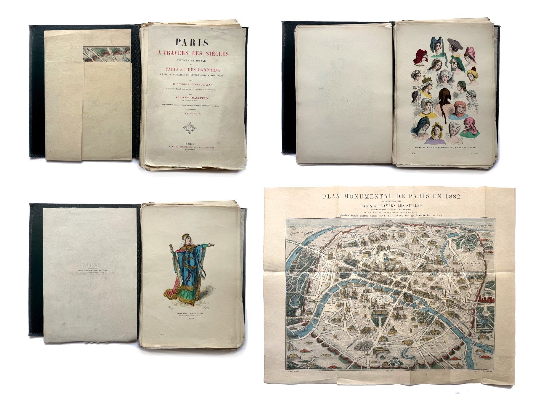 Libri: Paris à travers les siècles. Histoire nat. de Paris. 1879. – Usato da Zürich venduto da Tulsa1968
