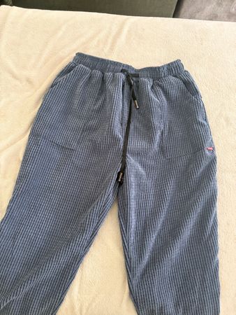 Samthose Cordhose, blau, Gr. 2XL, Herrenhose, Top Zustand