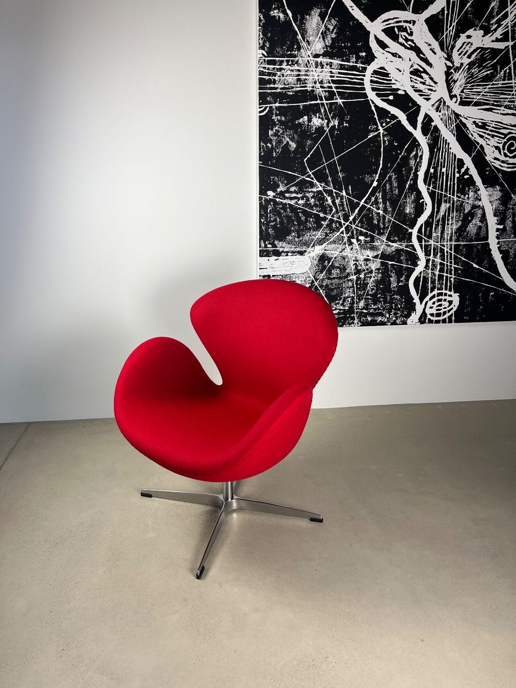 Sedie: Design-Drehsessel in Rot – Nuovo (secondo la descrizione) da Münchenstein venduto da AndreHaus 2