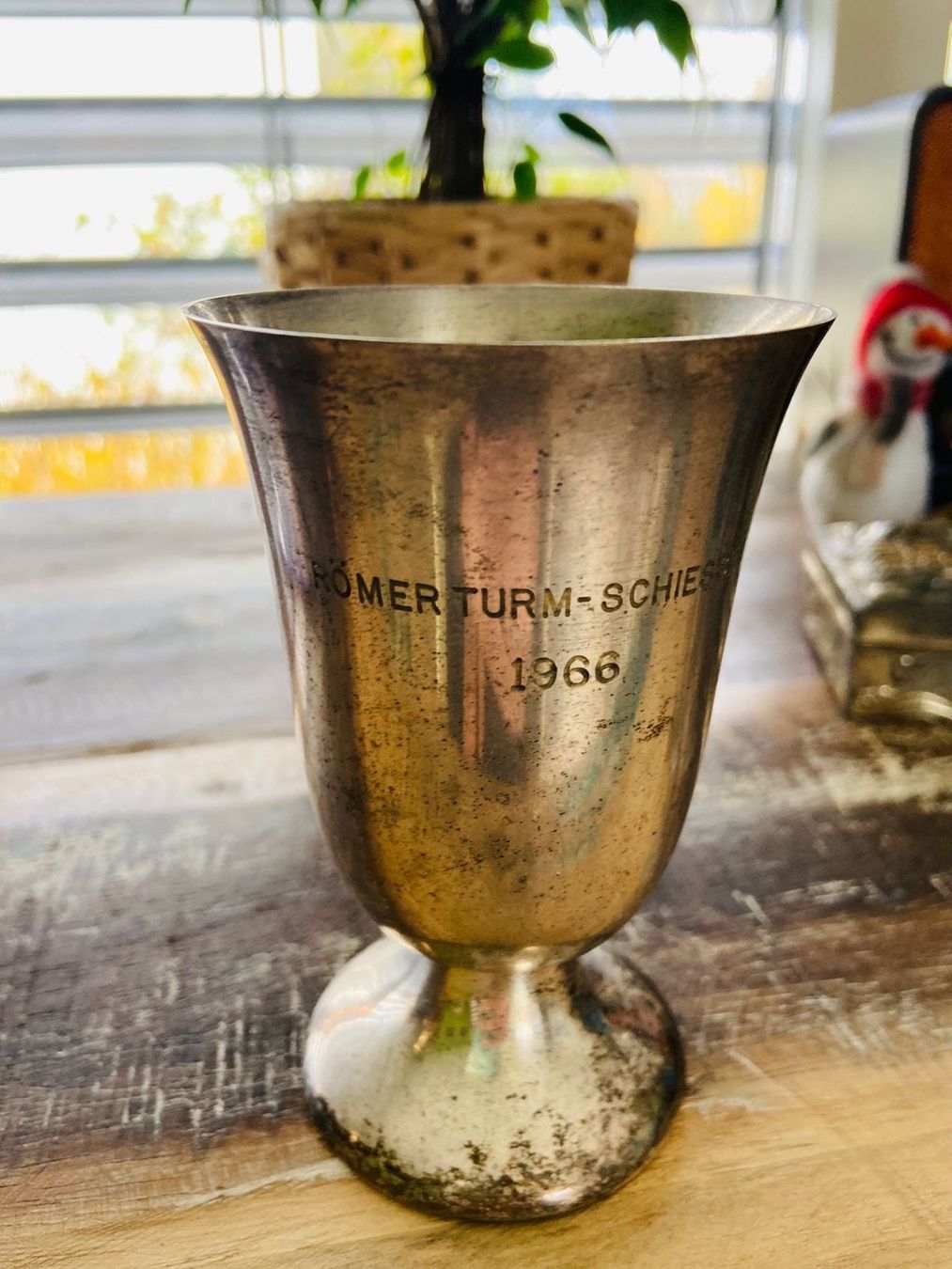 Sonstiges zum Sammeln & Seltenes: Römer Turm Schiessen Pokal 1966 – Gebraucht aus Gipf-Oberfrick von Iberico 3
