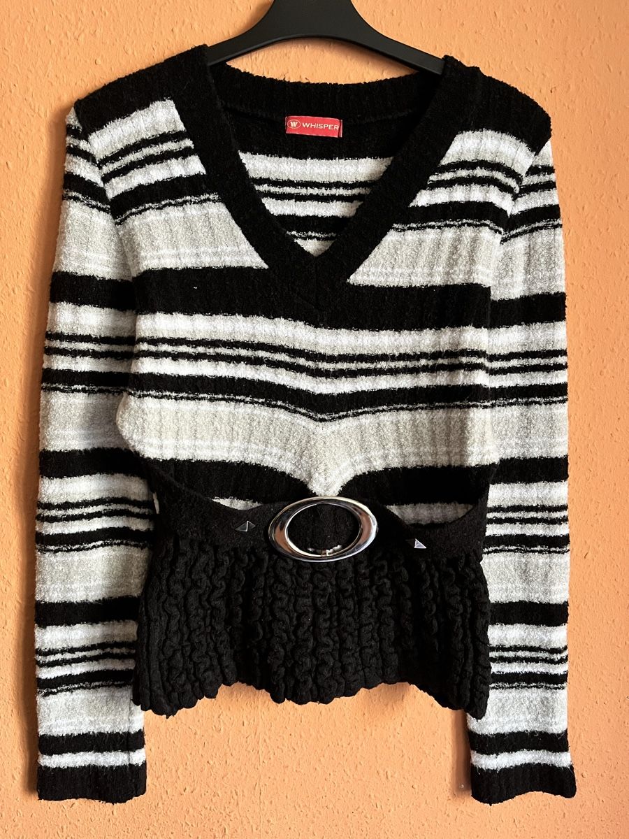 Maglioni & Felpe: Pull Whisper avec ceinture, Taille S, en parfait état – Usato da Genève venduto da nou_z96k