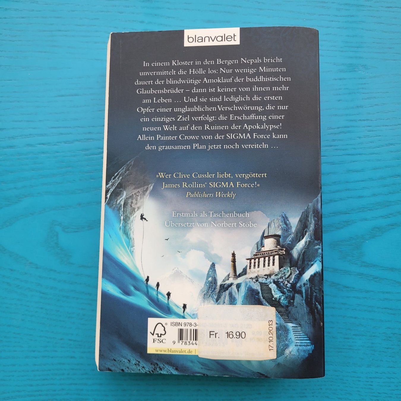 Libri: James Rollins -Der Genesis Plan – Usato da SCHÜBELBACH venduto da CoKaHa 1