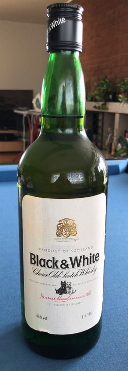 Black & White Choice Old Scotch Whisky 1 Liter 43% vol. (Neu und ...