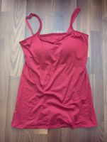 Damen Longtop Gr. L bordeaux mit integrierten Cups