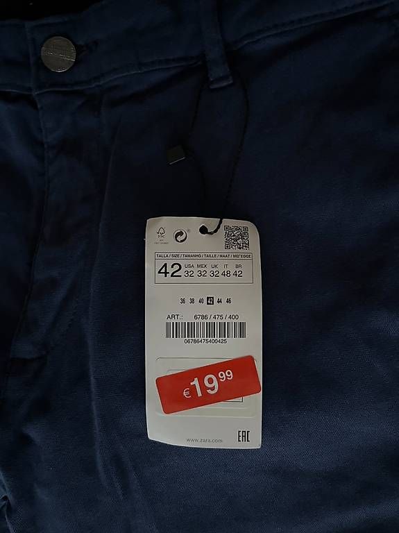Pantaloni: Zara Hose NEU Grösse 42 – Nuovo e nell'imballaggio originale da Oberwil BL venduto da jecko 1