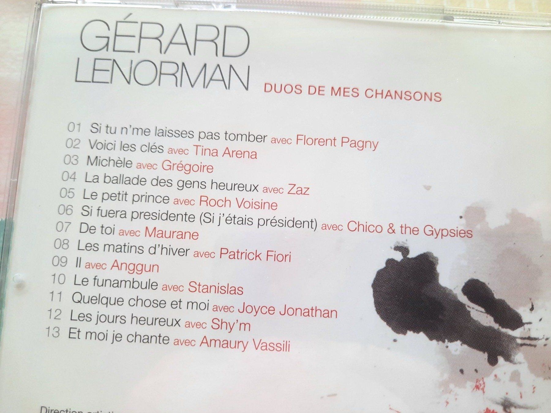 CD: Cd Gerard Lenorman - Duos de mes chansons – Usato da Pully venduto da bro_n52j 2