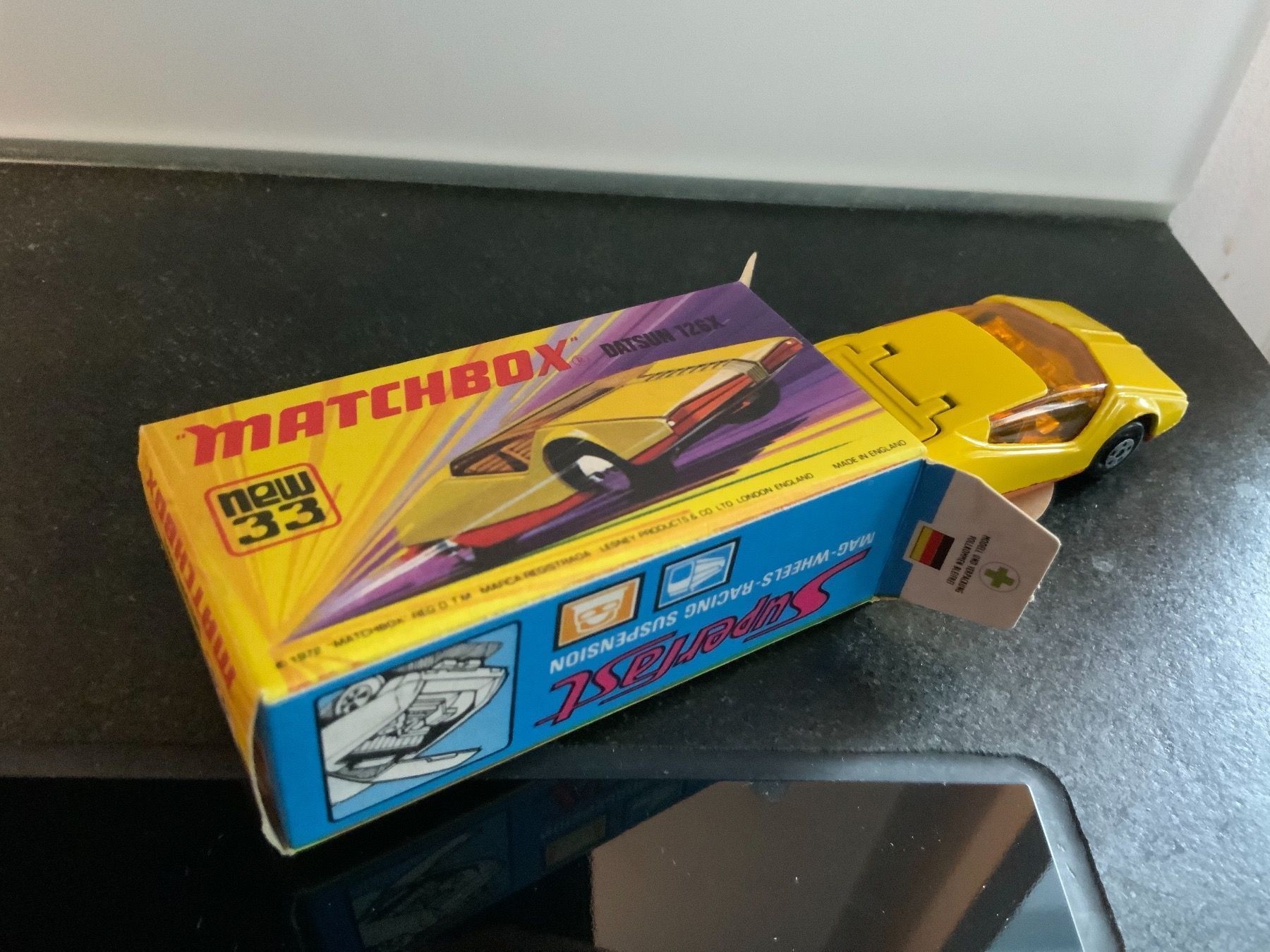 Matchbox Modellini d'auto: MATCHBOX Nr. 33, Datsun 126X – Nuovo e nell'imballaggio originale da Erlenbach im Simmental venduto da Model_box 6