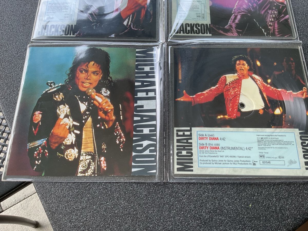 Vinyles: Michael Jackson Souvenir Singles Pack 5erCollection 1988 – D'occasion à Steinach par Quarkie 5