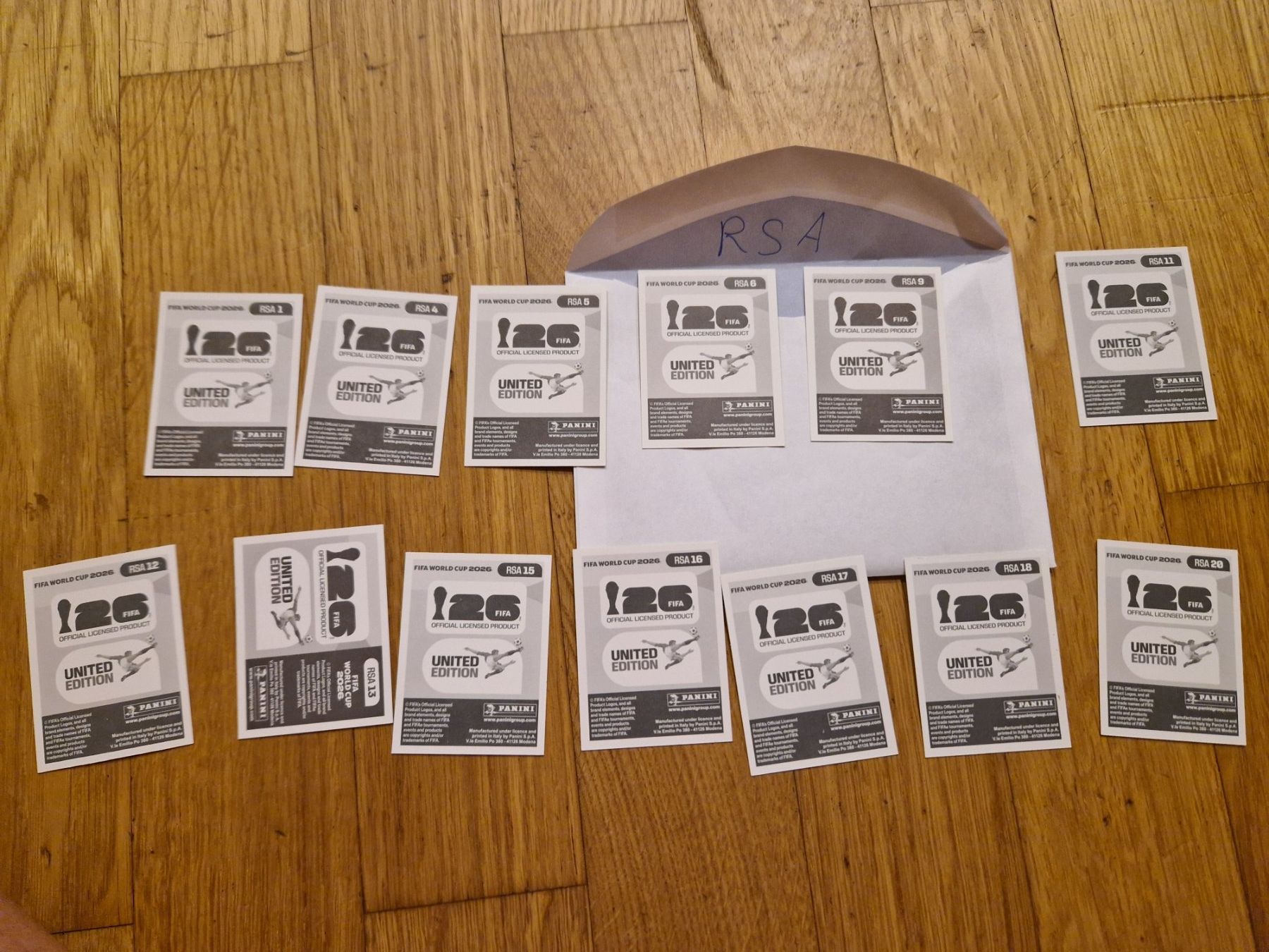 Panini Carte collezionabili: Panini WM 2026 Sticker RSA – Usato da Metzerlen venduto da SS01 1