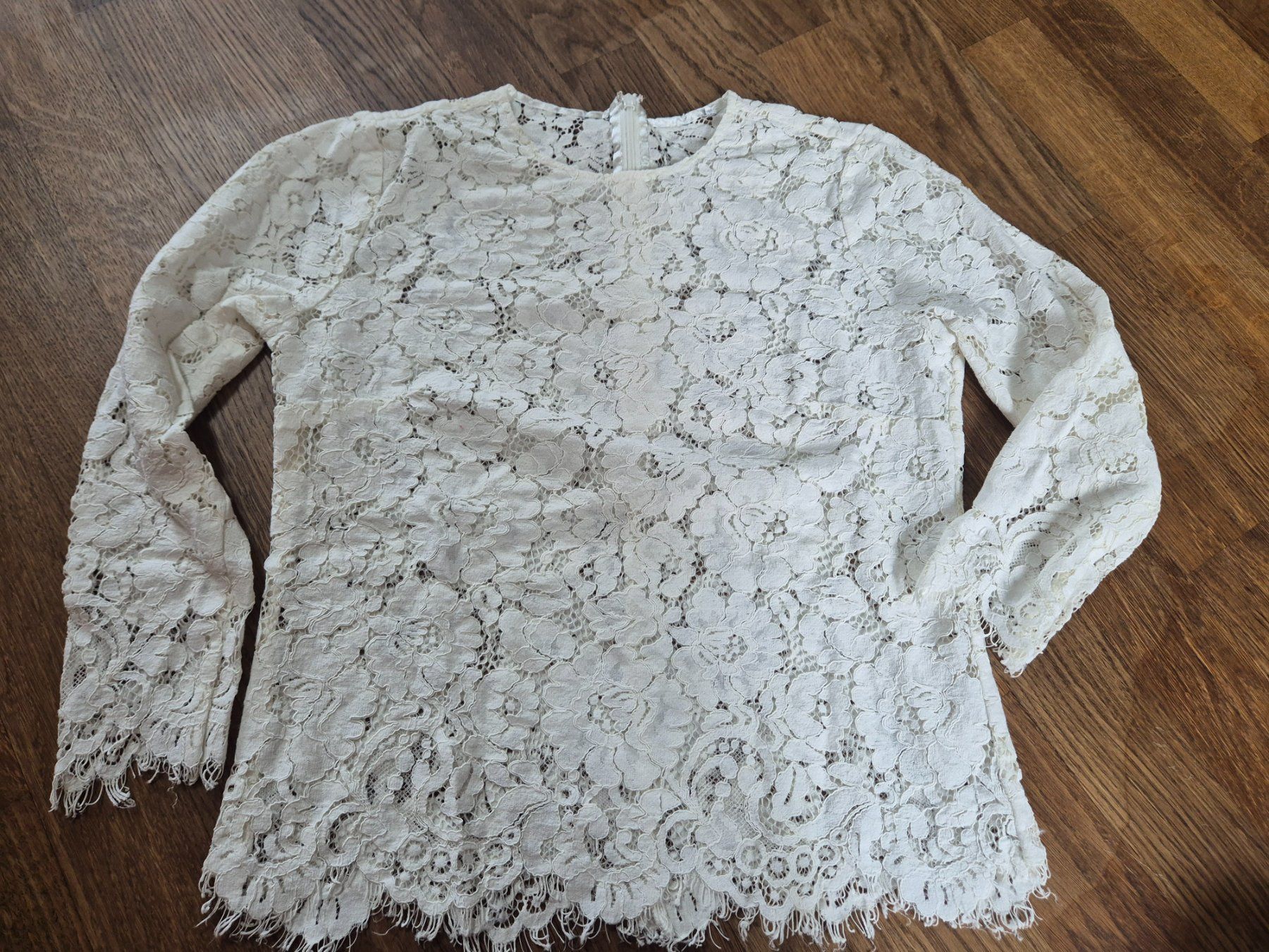 Top: Ivy & Oak whute lace top size S – Usato da Zürich venduto da monadiederich