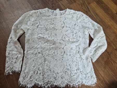 Ivy & Oak whute lace top size S