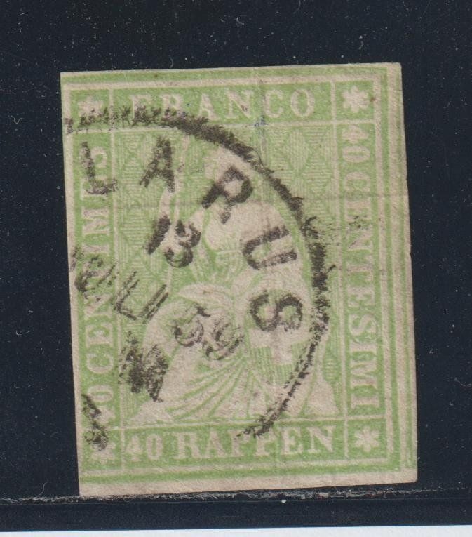 Tous les timbres: Strubel 26 C mit Stempel GLARUS – D'occasion à Siebnen par Fstaehli