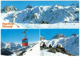 Engelberg - 3 Bild AK Fürenalp