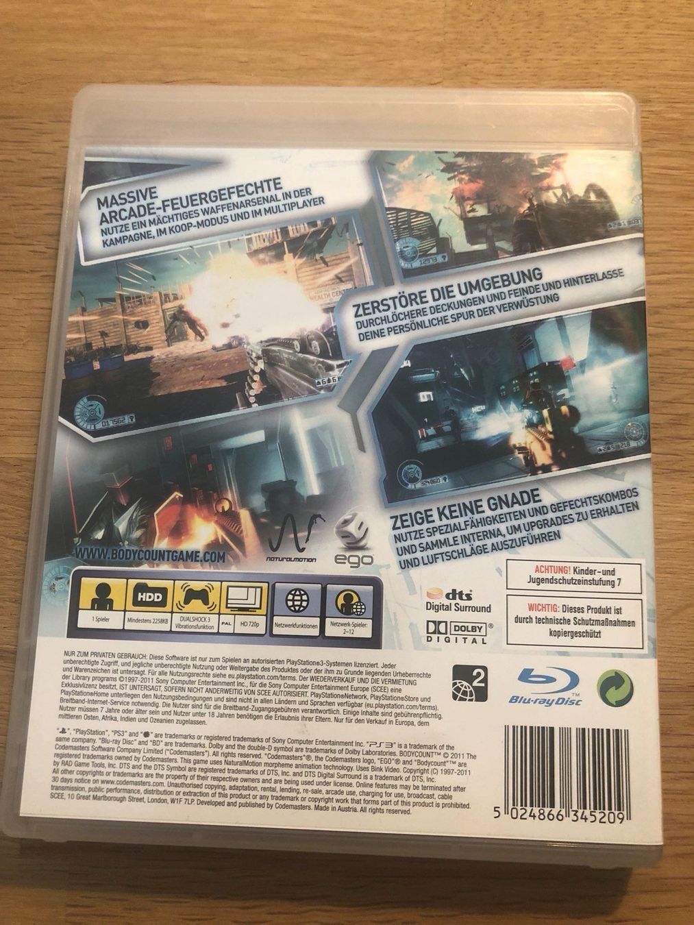 Sony Spiele: Bodycount für Ps3 – Gebraucht aus Kestenholz von Inna09 1