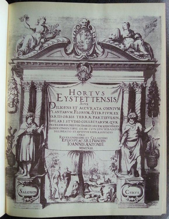 HORTUS EYSTETTENSIS 1713, REPRINT 1964 Kaufen auf Ricardo