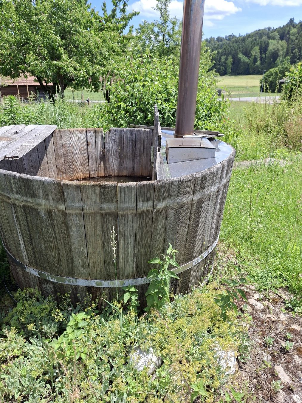 Altre Decorazioni per giardino: Holz Badezuber Hot Pot – Usato da Ichertswil venduto da Saskaton1960 1